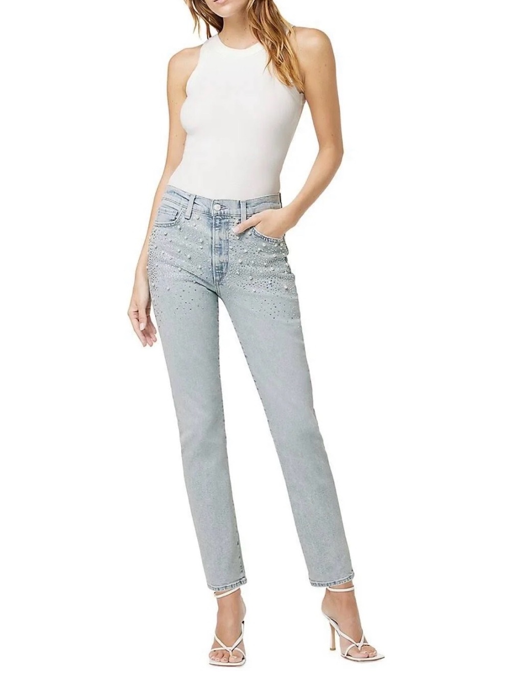 Joe's Women's Stephanie Gottlieb X Joe's Luna Embellished Ankle Jeans